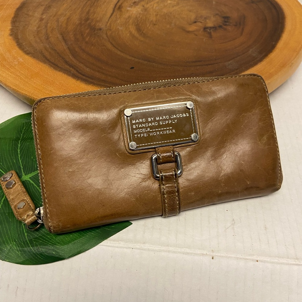 Marc by Marc Jacobs Leather Zippered Wallet